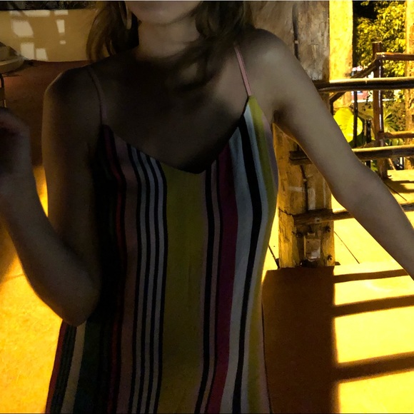 Express | Striped Slip Dress Multicolored Size XS - Picture 4 of 7
